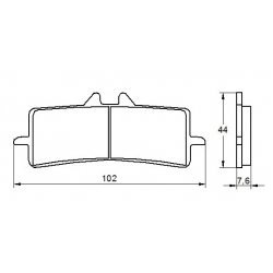 Pastiglie Freno per APRILIA RSV4 1000 FACTORY 2009-2011 Anteriori Sinterizzate ST Pastiglie Freno per APRILIA RSV4 1000 FACTORY 2009-2011 Anteriori Sinterizzate ST