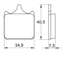 Pastiglie Freno per APRILIA RSV 1000 2001-2003 Anteriori Sinterizzate ST Pastiglie Freno per APRILIA RSV 1000 2001-2003 Anteriori Sinterizzate ST