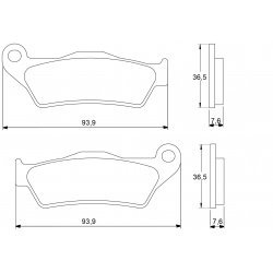 Pastiglie Freno per APRILIA MX 125 2004 Anteriori Sinterizzate ST Pastiglie Freno per APRILIA MX 125 2004 Anteriori Sinterizzate ST