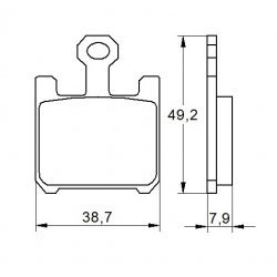 Pastiglie Freno per SUZUKI GSXR 1000 2003  Anteriori Sinterizzate ST
