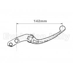 Pompa Freno Radiale Forgiata 16x16 con Leva Corta Snodata per Impianti Monodisco