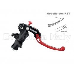 Pompa Freno Radiale Forgiata 16x16 con Leva Lunga Snodata per Impianti Monodisco