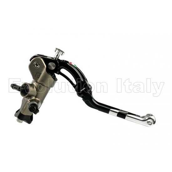 Pompa Freno Radiale Forgiata Accossato 19x20 – Anodizzata Nera Con Leva Revolution Lunga. Per BMW HP4 (2013-2014), CC 1000. La Svolta Per La Tua Frenata! - 3