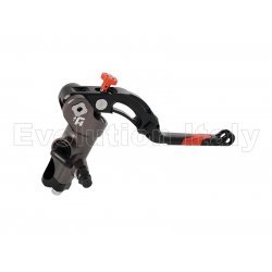 Pompa Freno Radiale Alluminio PRS Evolution 19x17 19x18 19x19 con Leva Allungabile Snodata per Impianti Bidisco