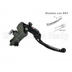 Pompa Freno Radiale Forgiata 16x16 con Leva Lunga Snodata per Impianti Monodisco