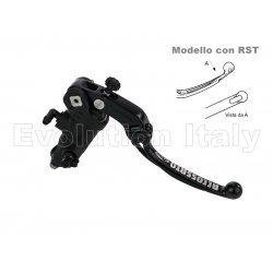 Pompa Freno Radiale Forgiata PRS 16x17 16x18 16x19 con Leva Lunga Snodata per Impianti Monodisco