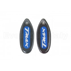 Adesivo Resinato per Copriforo Specchietto YAMAHA TMAX 500 2001-2007 blu-silver