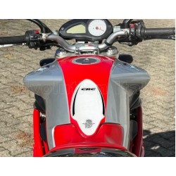 Adesivo Resinato per Protezione Serbatoio Benzina MV AGUSTA BRUTALE 750 CRC bianco-nero