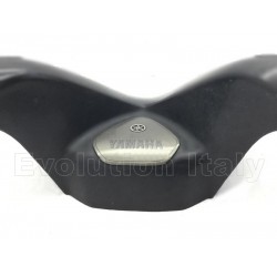 Adesivo Protezione Resinato per Piastra Sterzo YAMAHA TMAX 500 2001-2007 silver-nero