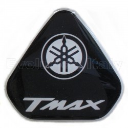 Adesivo Protezione Resinato per Piastra Sterzo YAMAHA TMAX 500 2001-2007 bianco-nero