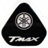 Adesivo Protezione Resinato per Piastra Sterzo YAMAHA TMAX 500 2001-2007 silver-nero