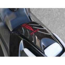 Adesivo Protezione Resinato per Sportello Serbatoio YAMAHA TMAX 530 2012-2016 blu-carbonio