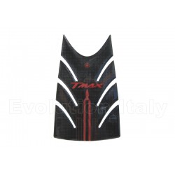 Adesivo Protezione Resinato per Sportello Serbatoio YAMAHA TMAX 530 2012-2016 rosso-carbonio