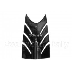 Adesivo Protezione Resinato per Sportello Serbatoio YAMAHA TMAX 530 2012-2016 silver-carbonio