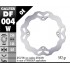Disco Freno GALFER DF004W misure (A 256 - B 144 - C 4 - D 4 - E 10.4 - F 166 - G 0)