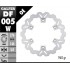 Disco Freno GALFER DF005W misure (A 276 - B 144 - C 5 - D 6 - E 10.5 - F 166 - G 0)