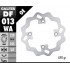 Disco Freno GALFER DF013WA misure (A 220 - B 105 - C 5 - D 4 - E 10.5 - F 125 - G 0)