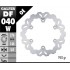 Disco Freno GALFER DF040W misure (A 276 - B 144 - C 5 - D 6 - E 10.5 - F 166 - G 0)