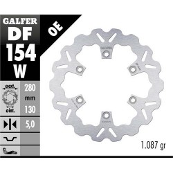 Disco Freno Anteriore GALFER DF154W per KAWASAKI ER5 500