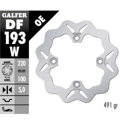 Disco Freno Posteriore GALFER DF193W per KAWASAKI ER6 F 650