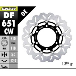 Disco Freno Anteriore GALFER DF651CW per TRIUMPH SPRINT 900 SPORT