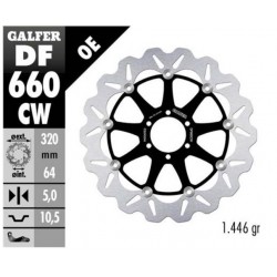 Disco Freno Anteriore GALFER DF660CW per APRILIA PEGASO 650 FACTORY Disco Freno Anteriore GALFER DF660CW per APRILIA PEGASO 650 FACTORY