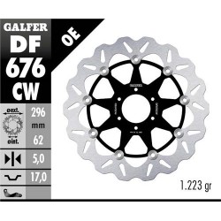 Disco Freno Anteriore GALFER DF676CW per INDIAN ROADMASTER 1800 ABS