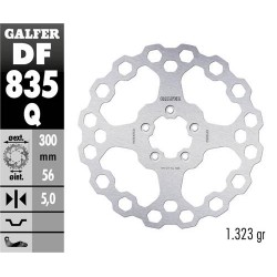 Disco Freno Anteriore GALFER DF835Q per HARLEY DAVIDSON FAT BOY 1690 SPECIAL FLSTF