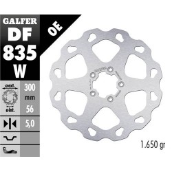 Disco Freno Anteriore GALFER DF835W per HARLEY DAVIDSON FAT BOY 1690 FLSTF