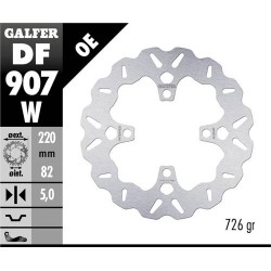 Disco Freno Posteriore GALFER DF907W per STREET TRIPLE 675