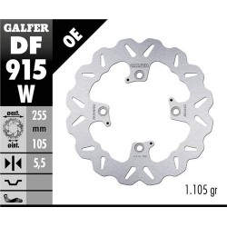 Disco Freno Posteriore GALFER DF915W per TRIUMPH SPRINT 955 RS