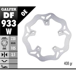 Disco Freno Anteriore GALFER DF933W per HONDA MONKEY 125