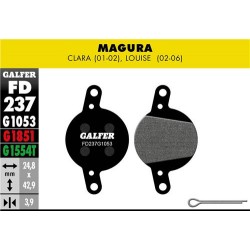 Pastiglie GALFER STANDARD FD237-G1053 per MAGURA CLARA (2001-2002)