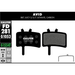 Pastiglie GALFER STANDARD FD281-G1053 per AVID BB7