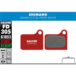 Pastiglie GALFER ADVANCED FD305-G1851 per SHIMANO DEORE BR M555 Pastiglie GALFER ADVANCED FD305-G1851 per SHIMANO DEORE BR M555