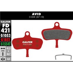 Pastiglie GALFER ADVACED FD421-G1851 per AVID CODE (2007-2010)