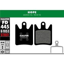 Pastiglie GALFER STANDARD FD445-G1053 per HOPE V2
