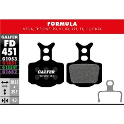 Pastiglie GALFER STANDARD FD451-G1053 per FORMULA C1