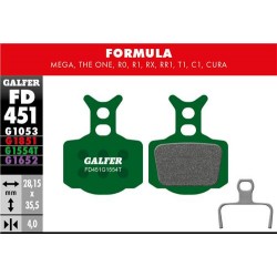 Pastiglie GALFER PRO FD451-G1554T per FORMULA C1