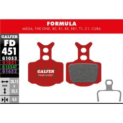 Pastiglie GALFER ADVANCED FD451-G1851 per FORMULA C1 Pastiglie GALFER ADVANCED FD451-G1851 per FORMULA C1