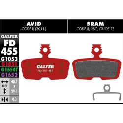 Pastiglie GALFER ADVANCED FD455-G1851 per AVID CODE (2011-2016) Pastiglie GALFER ADVANCED FD455-G1851 per AVID CODE (2011-2016)