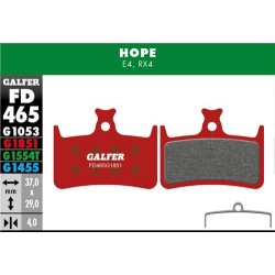 Pastiglie GALFER ADVANCED FD465-G1851 per HOPE E4 Pastiglie GALFER ADVANCED FD465-G1851 per HOPE E4