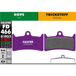 Pastiglie GALFER E-BIKE FD466-G1652 per HOPE V4