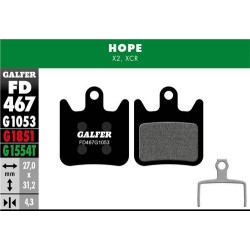 Pastiglie GALFER STANDARD FD467-G1053 per HOPE XCR