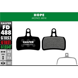 Pastiglie GALFER STANDARD FD488-G1053 per HOPE MONO MINI