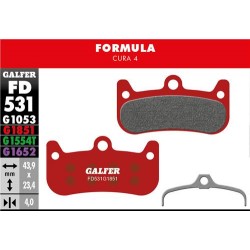 Pastiglie GALFER ADVANCED FD531-G1851 per FORMULA CURA 4