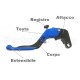 Leve Freno Frizione per TRIUMPH BONNEVILLE 865 SE Pieghevoli Allungabili PLUS