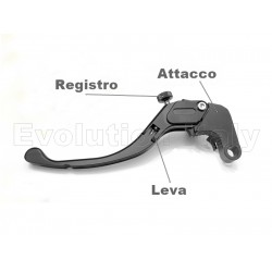 Leva Freno per APRILIA MANA 850 GT Pieghevole Lunga EVO