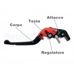 Leva Freno per APRILIA MANA 850 GT Pieghevole Media FP