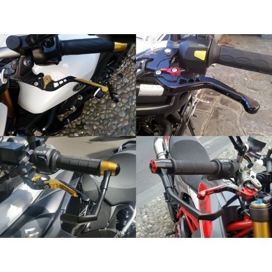 Leve Freno Frizione per KAWASAKI VERSYS 1100 S Pieghevoli Lunghe FP